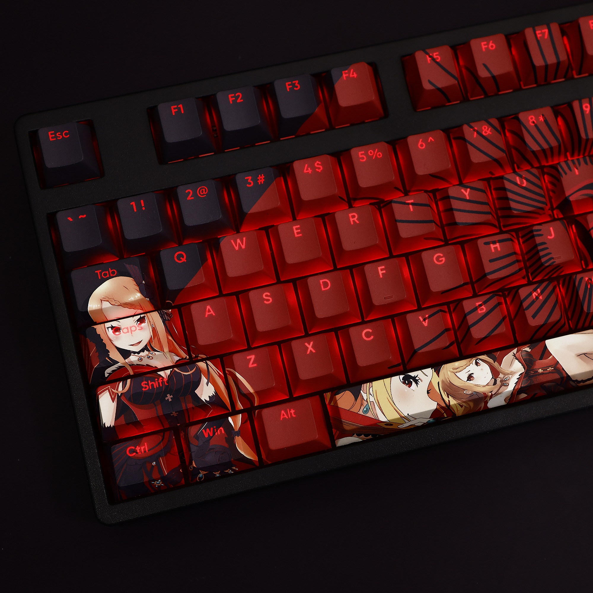 普莉希拉·跋利耶爾透光RGB108鍵標準配列衛星軸鍵帽-ZUIHANG SHOP