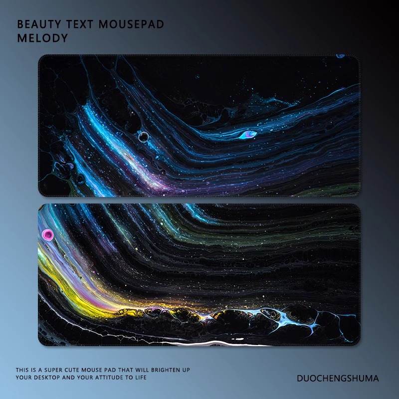 油畫暈染 主題桌墊 布質滑鼠墊-ZUIHANG SHOP