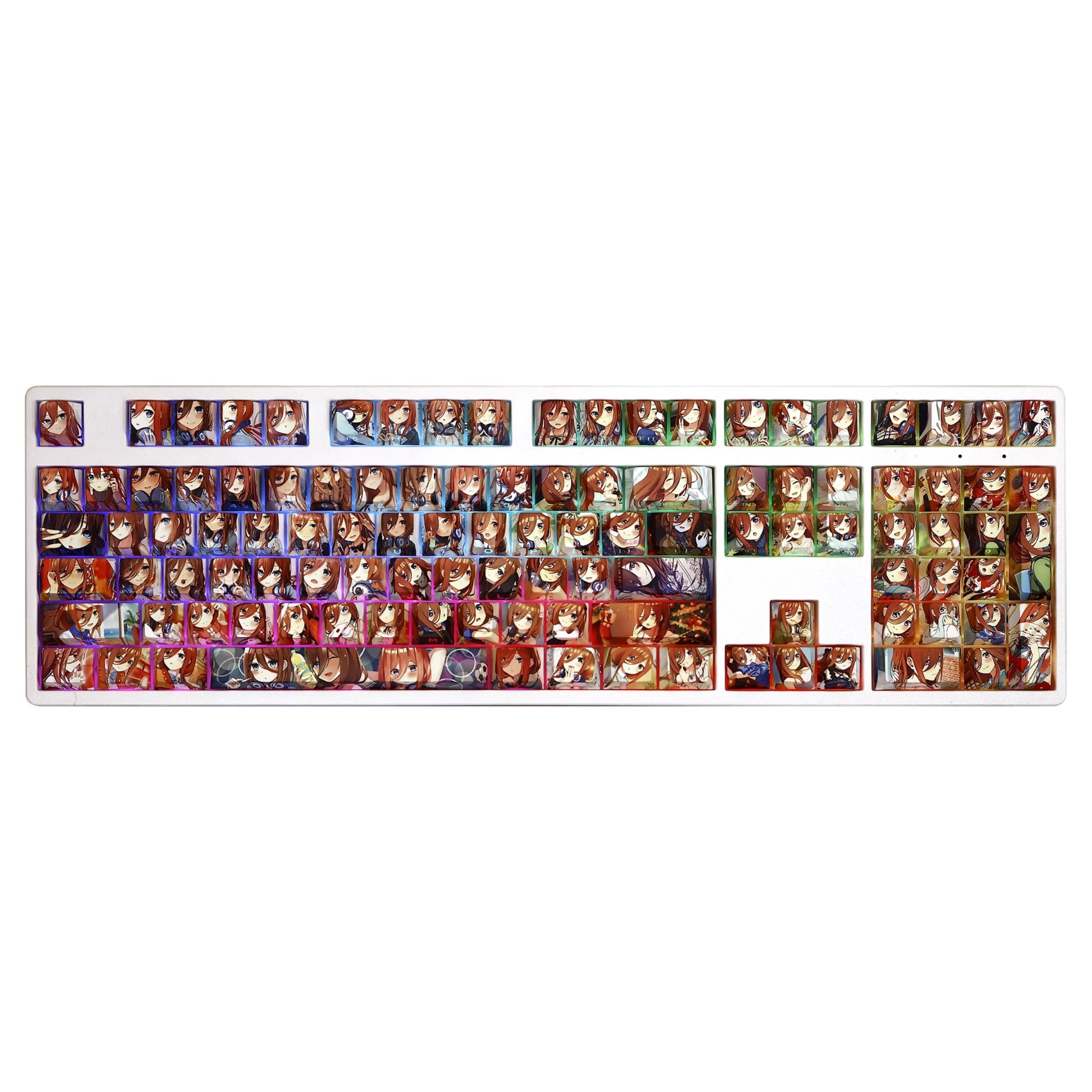 中野三玖透光RGB108鍵標準配列衛星軸鍵帽-ZUIHANG SHOP