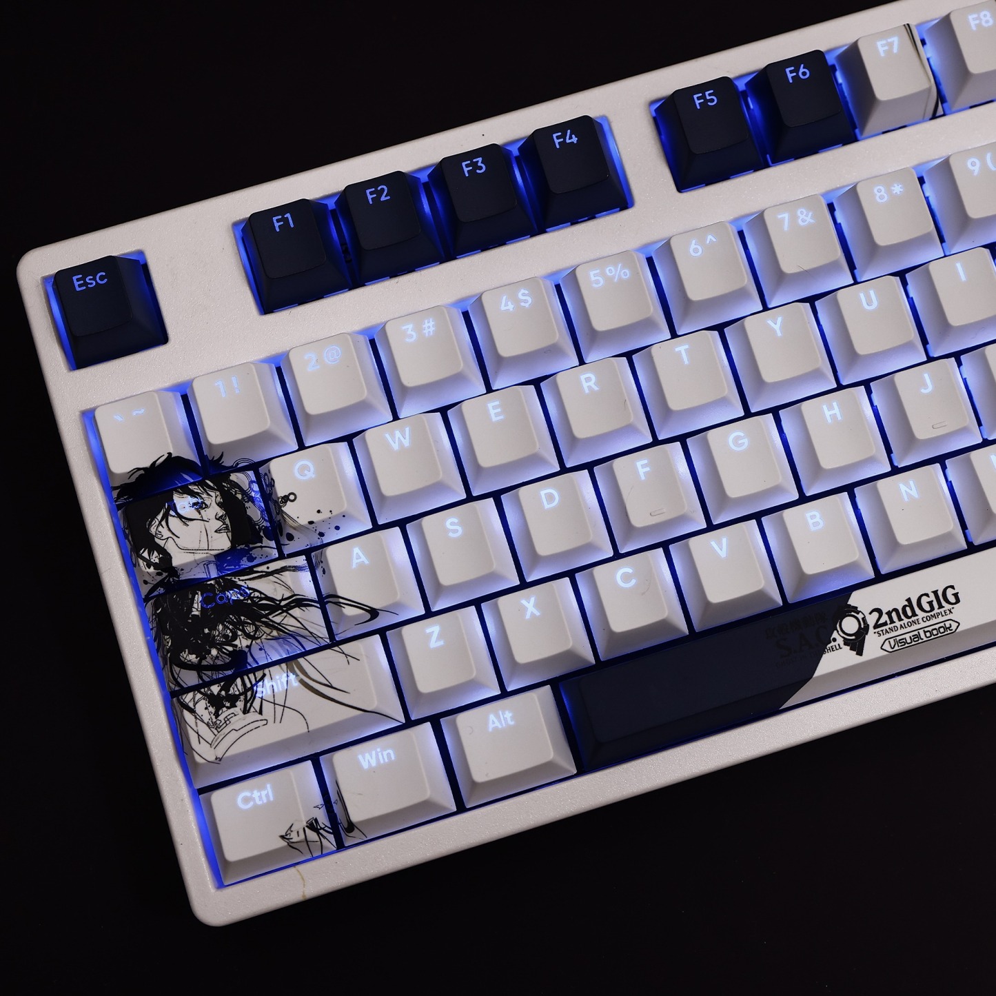 攻殻機動隊透光RGB108鍵標準配列衛星軸鍵帽-ZUIHANG SHOP