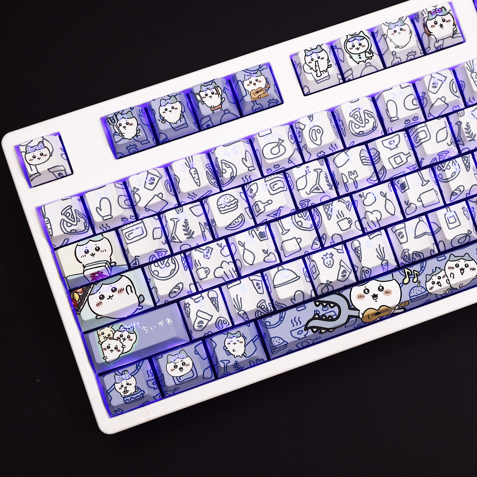 Chiikawa透光RGB108鍵標準配列衛星軸鍵帽-ZUIHANG SHOP