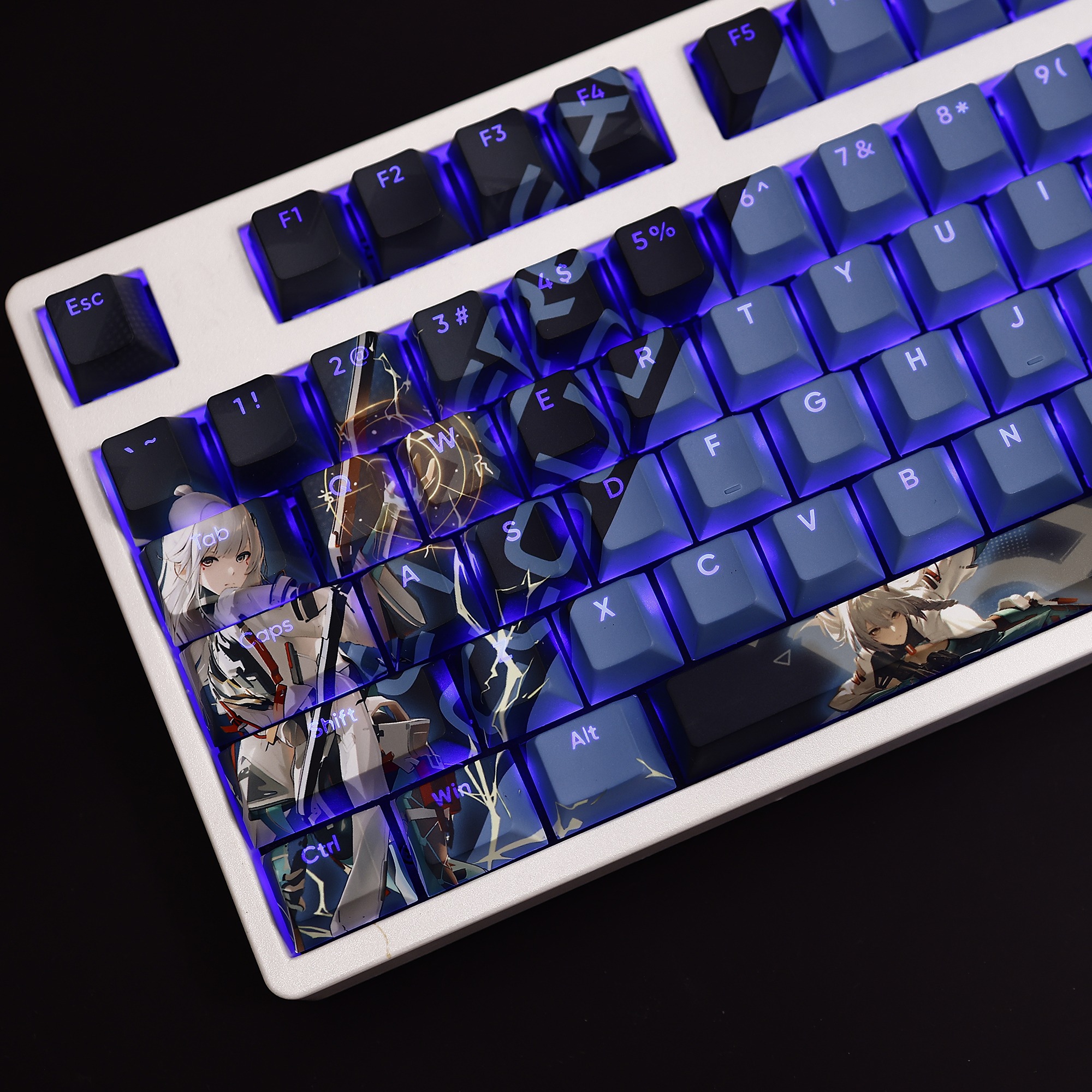 姬辰星透光RGB108鍵標準配列衛星軸鍵帽-ZUIHANG SHOP