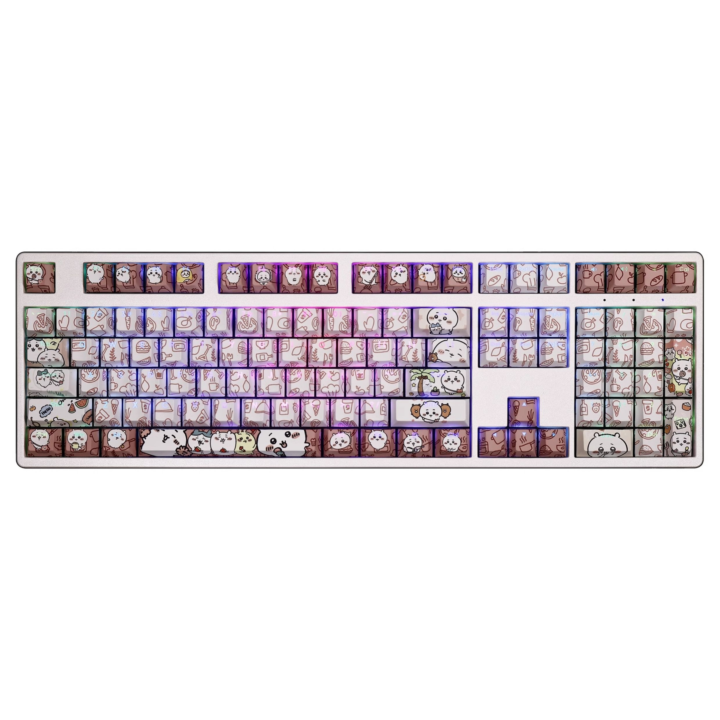 Chiikawa透光RGB108鍵標準配列衛星軸鍵帽-ZUIHANG SHOP