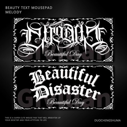 暗黑風哥特 主題桌墊 布質滑鼠墊-ZUIHANG SHOP