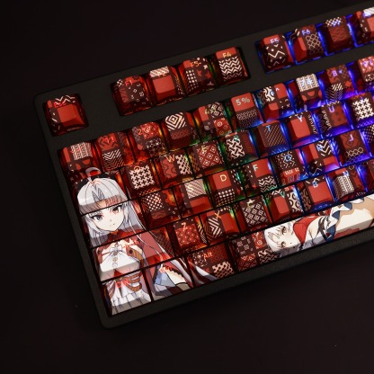 珂萊塔透光RGB108鍵標準配列衛星軸鍵帽