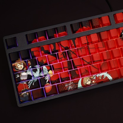 西莉卡透光RGB108鍵標準配列衛星軸鍵帽-ZUIHANG SHOP