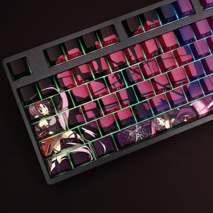 紺野木棉季透光RGB108鍵標準配列衛星軸鍵帽-ZUIHANG SHOP