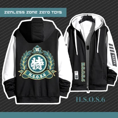 絕區零 對空六課 手繪連帽衫 春秋舒適外套