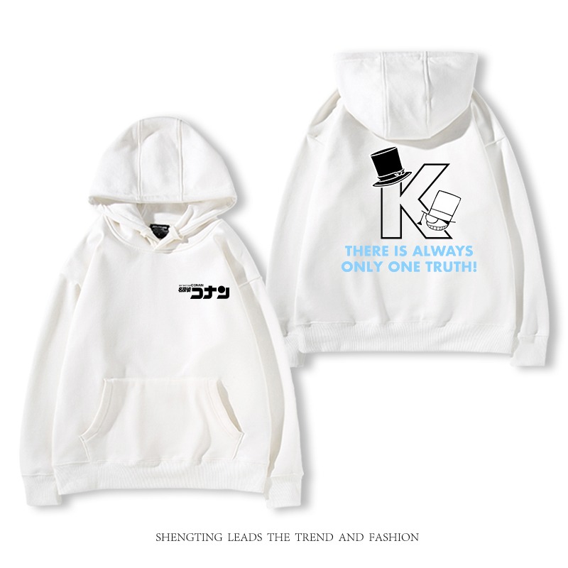 名偵探柯南 2025秋冬新款 親子情侶裝連帽衛衣