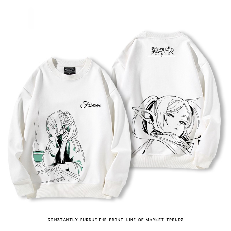 葬送的芙莉蓮 秋冬新款 親子情侶裝圓領長袖