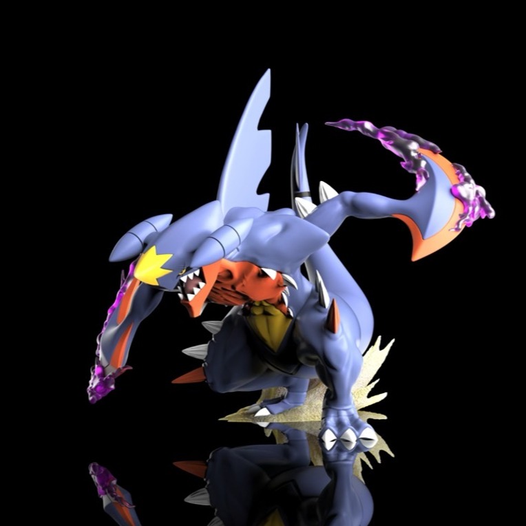 Pencil Studio 寶可夢 超級烈咬陸鯊 1/20