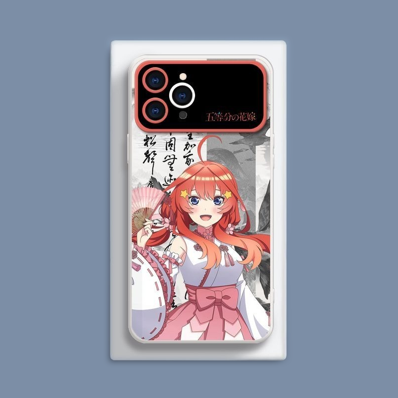 五等分的花嫁液態大視窗全包矽膠防摔軟殼