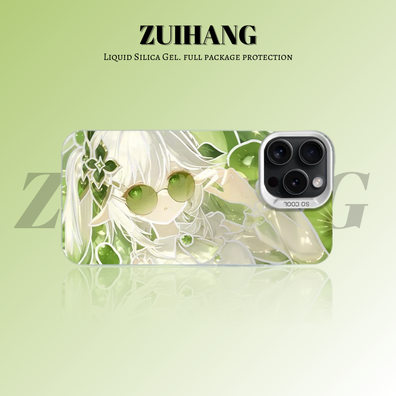 原神彩銀線條漸變防摔手機殼-ZUIHANG SHOP