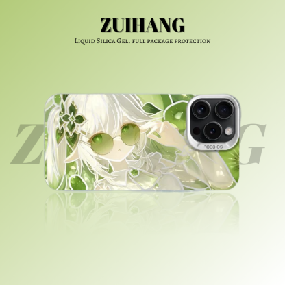 原神彩銀線條漸變防摔手機殼-ZUIHANG SHOP