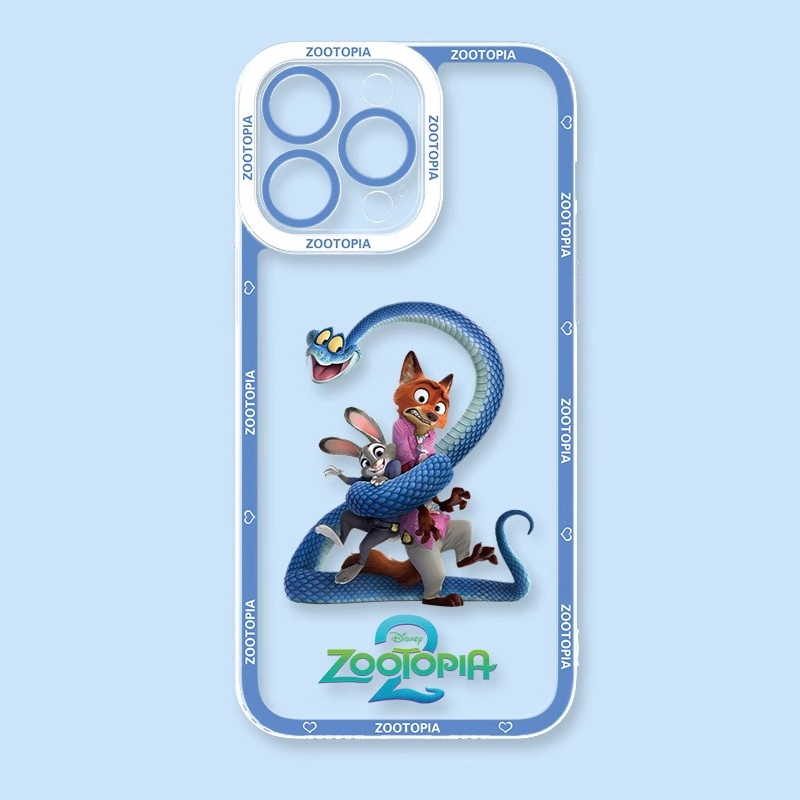 動物方城市天使眼透明防摔軟殼