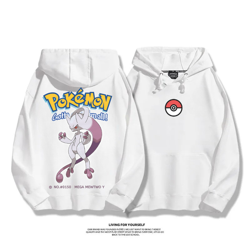 寶可夢 超級進化 2025秋冬新款 親子情侶男女連帽衛衣