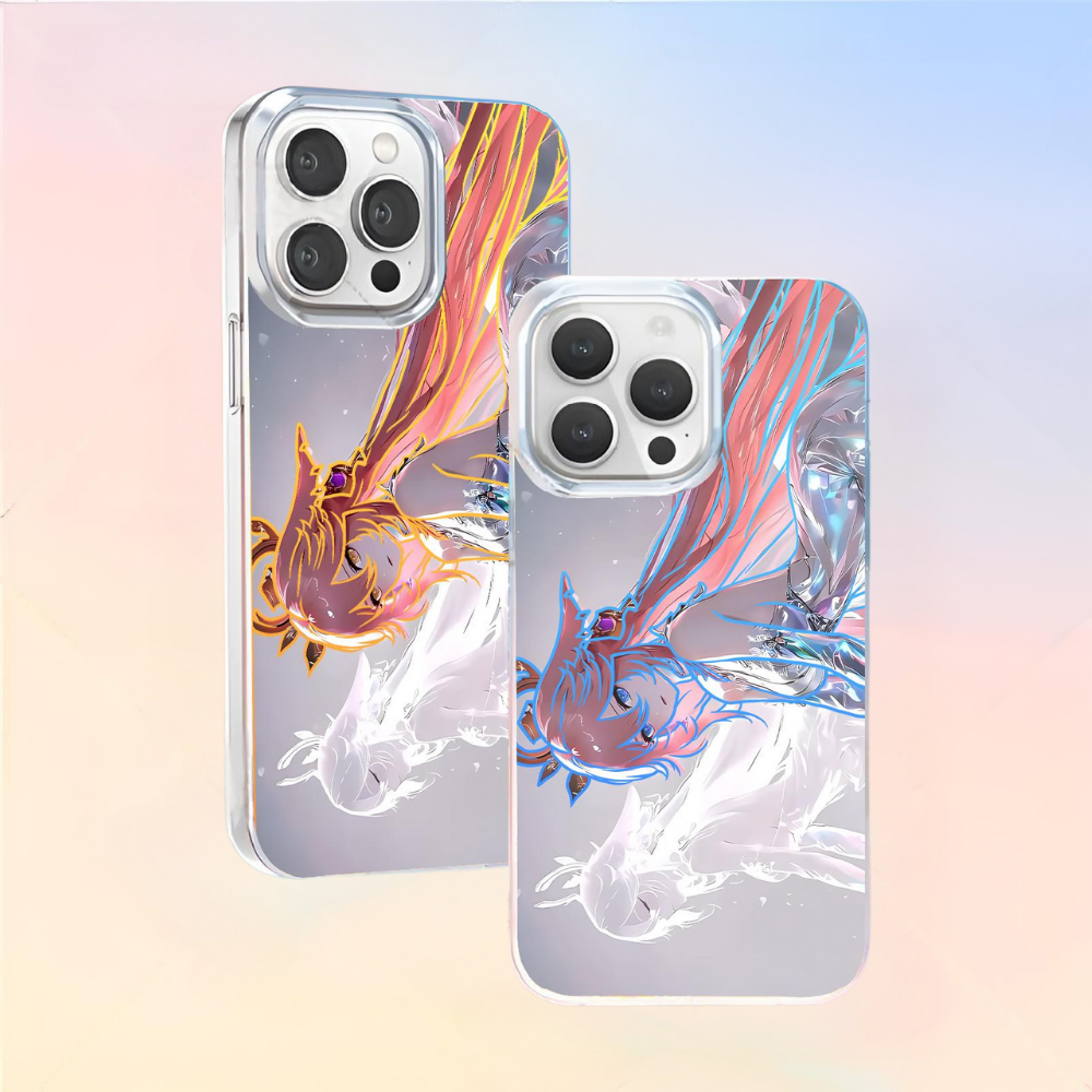 原神極光金漸變防摔手機殼