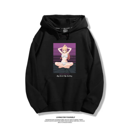 戀上換裝娃娃 秋冬新款 情侶裝連帽衛衣