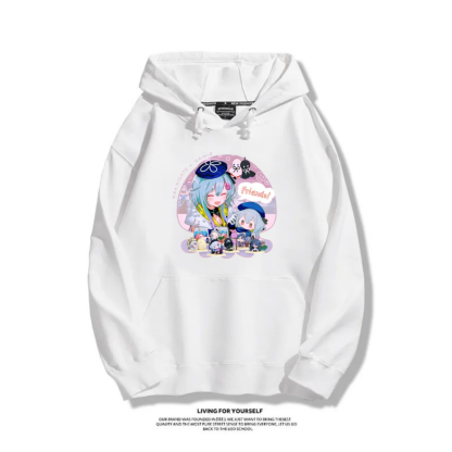 明日方舟 水月 秋冬新款 親子情侶裝連帽衛衣