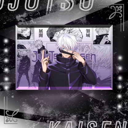 咒術迴戰透光水晶磚 附贈發光底座