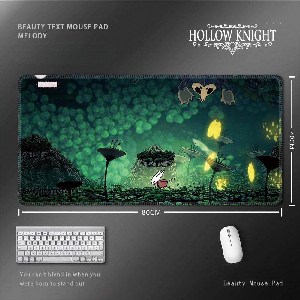 空洞騎士 Hollow Knight 滑鼠墊｜超大尺寸遊戲桌墊 電腦鍵盤墊 收藏周邊