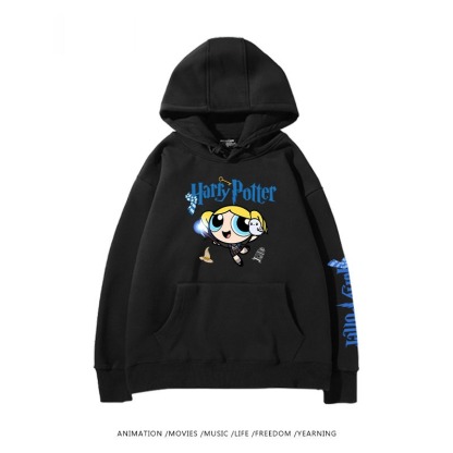 飛天小女警聯名哈利波特連帽衛衣