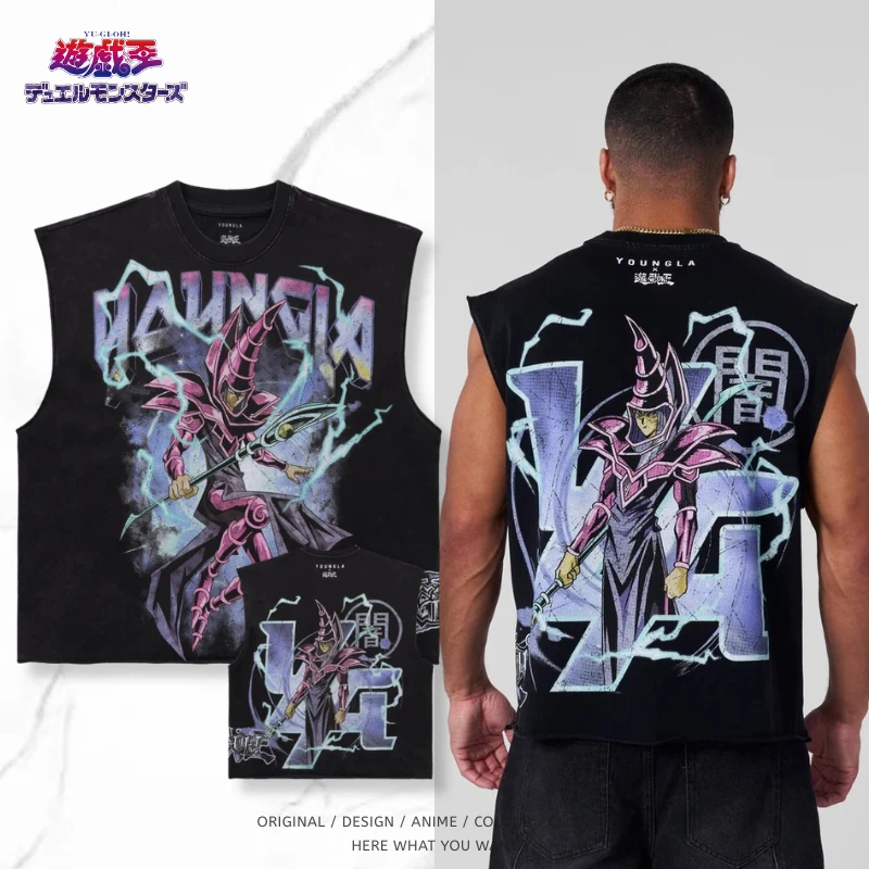 遊戲王 Yu-Gi-Oh! 男士健身背心｜運動休閒無袖上衣・健身房背心