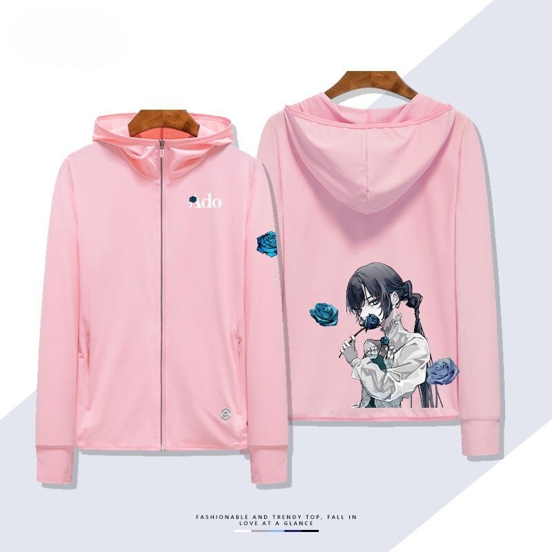 Ado歌手 夏季通勤冰絲速乾涼感防曬外套