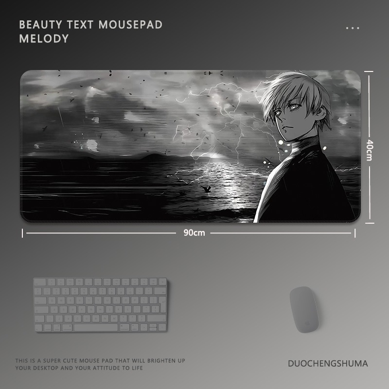 黑白動漫 主題桌墊 布質滑鼠墊-ZUIHANG SHOP