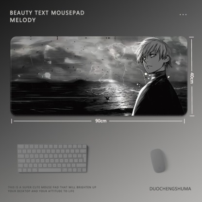 黑白動漫 主題桌墊 布質滑鼠墊-ZUIHANG SHOP