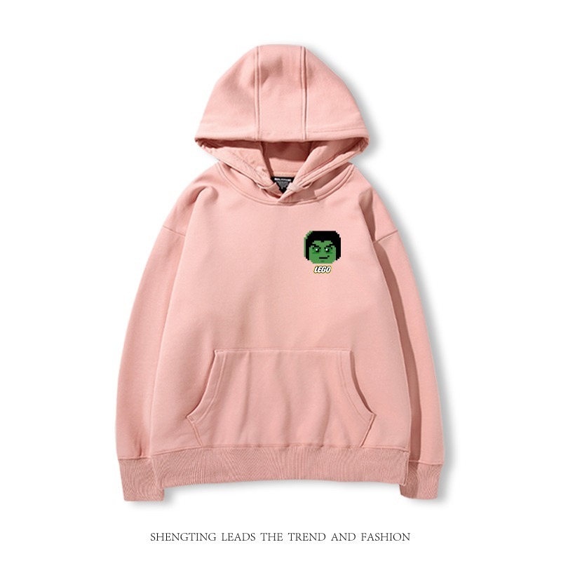 樂高積木 2025秋冬新款 親子情侶裝連帽衛衣