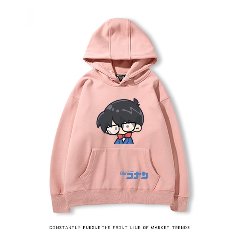 名偵探柯南 秋冬新款 親子情侶裝連帽衛衣