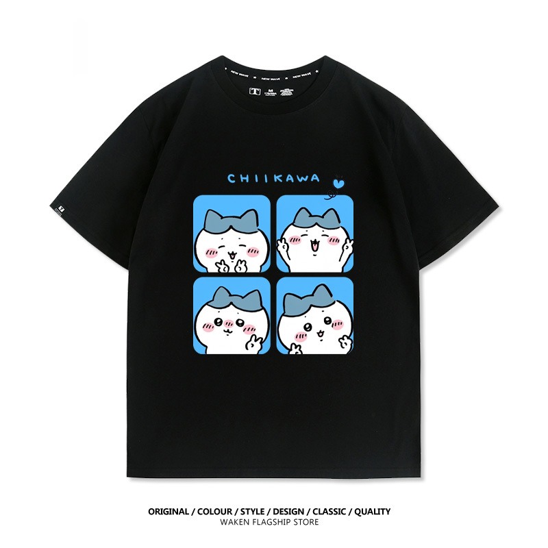Chiikawa 2025親子情侶男女同款 印花短袖T恤