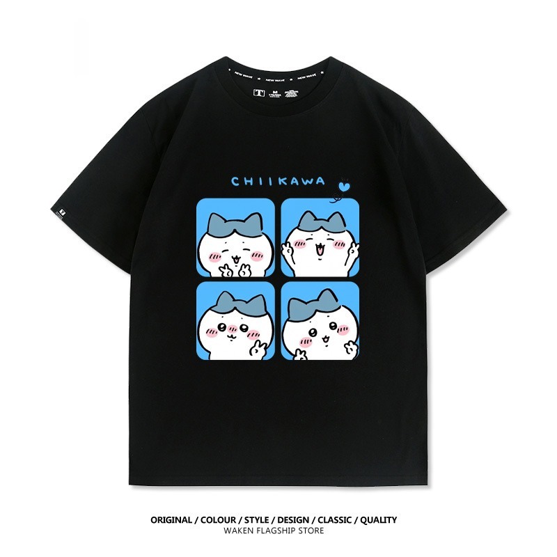 Chiikawa 2025親子情侶男女同款 印花短袖T恤
