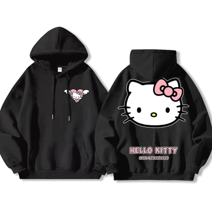 HelloKitty新款 寬鬆百搭 秋冬款 寬鬆連帽衛衣-ZUIHANG SHOP