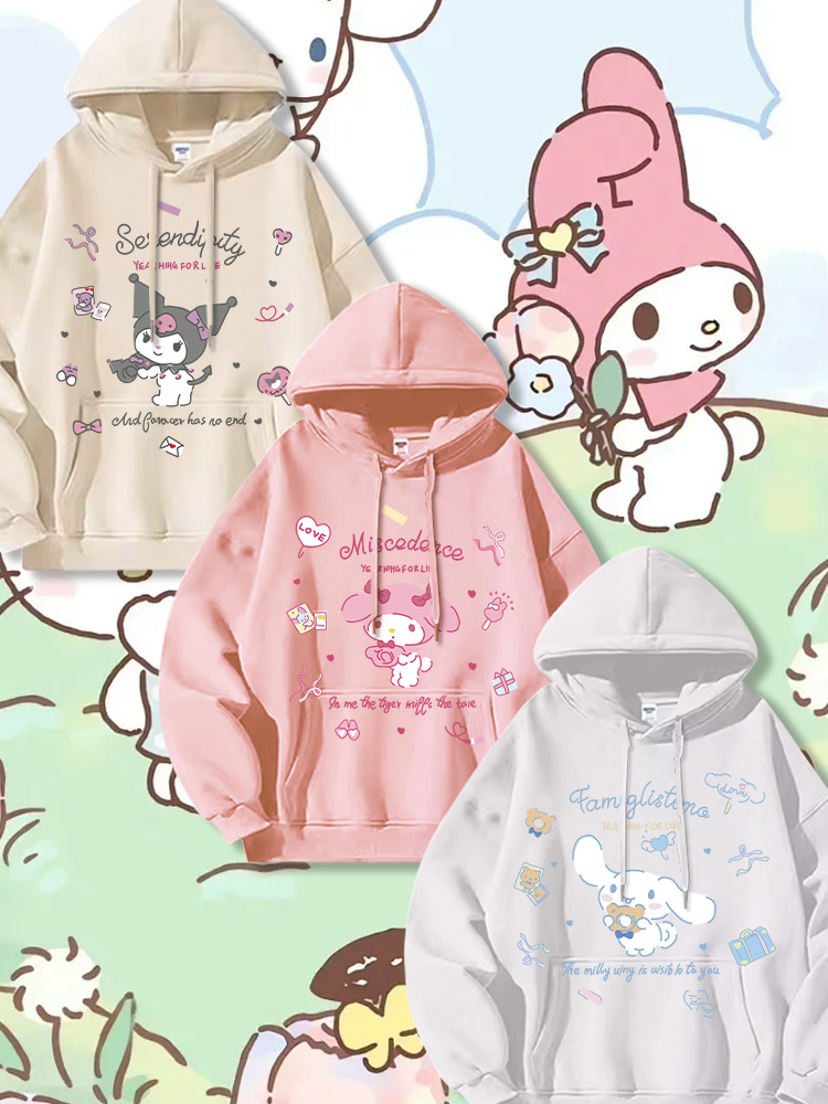 三麗鷗新款 親子情侶男女款連帽衛衣-ZUIHANG SHOP