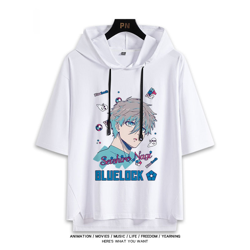 藍色監獄 連帽短袖T恤-ZUIHANG SHOP