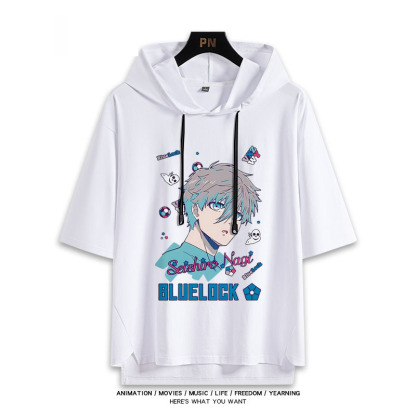 藍色監獄 連帽短袖T恤-ZUIHANG SHOP