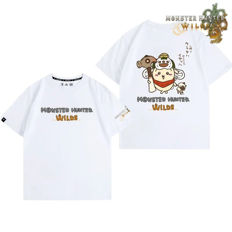 魔物獵人荒野印花短袖T恤