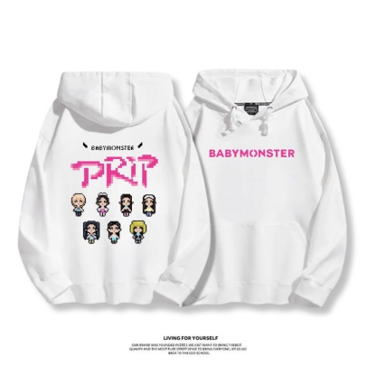 BABYMONSTER 2025秋冬新款 親子情侶男女連帽衛衣