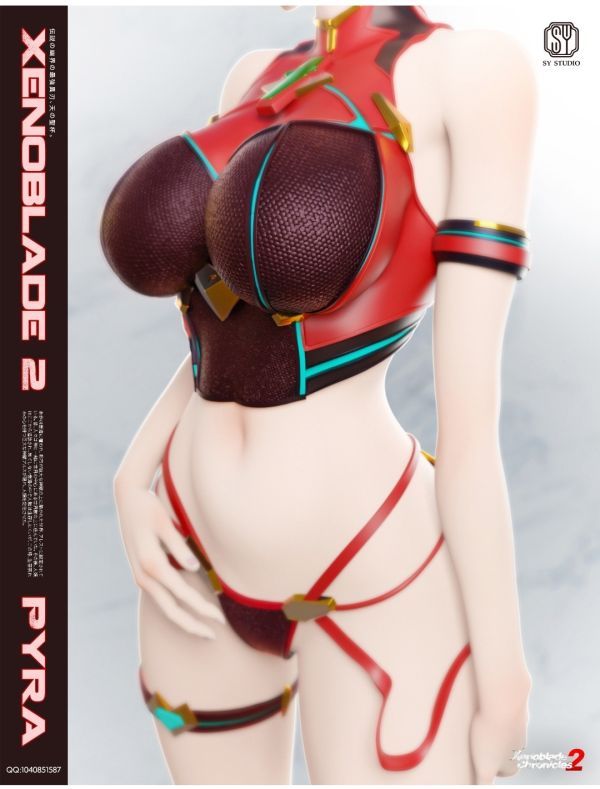 【預購】森炎SY studio 女角色輕雕像系列第一款 Mythra&Pyra 光焰合鳴（異度之刃）-ZUIHANG SHOP