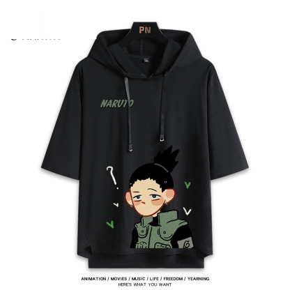 火影忍者 連帽短袖T恤