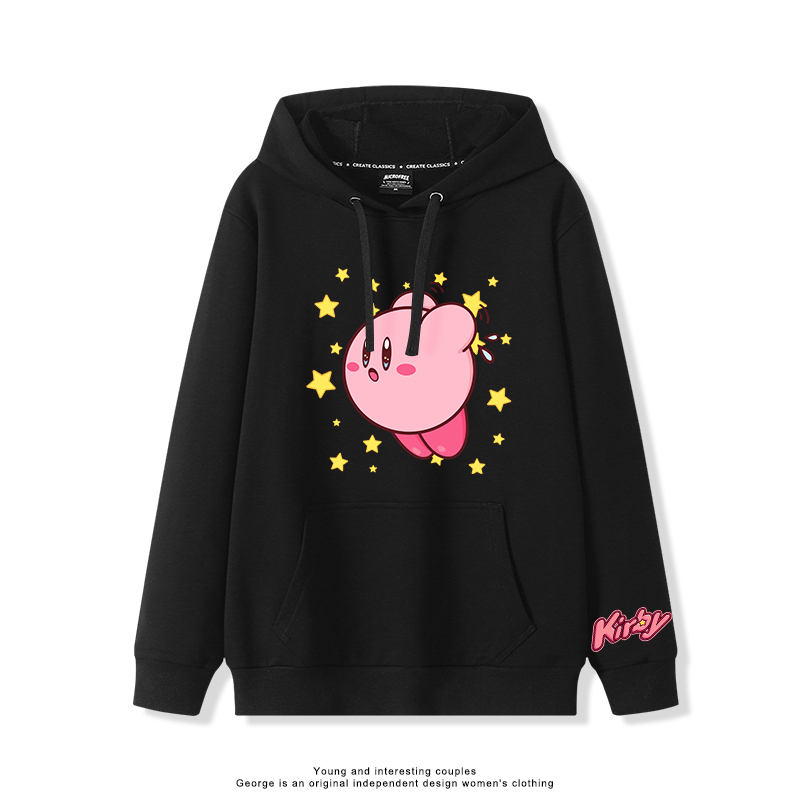 星之卡比 2025秋冬新款 親子情侶裝連帽衛衣