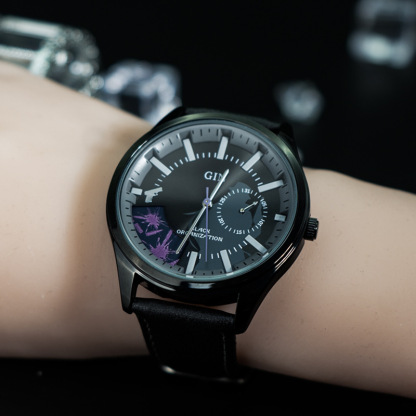 名偵探柯南 琴酒四針石英錶-ZUIHANG SHOP