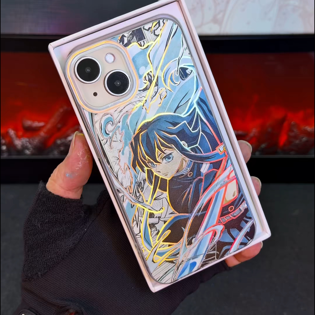 鬼滅之刃極光金防摔手機殼