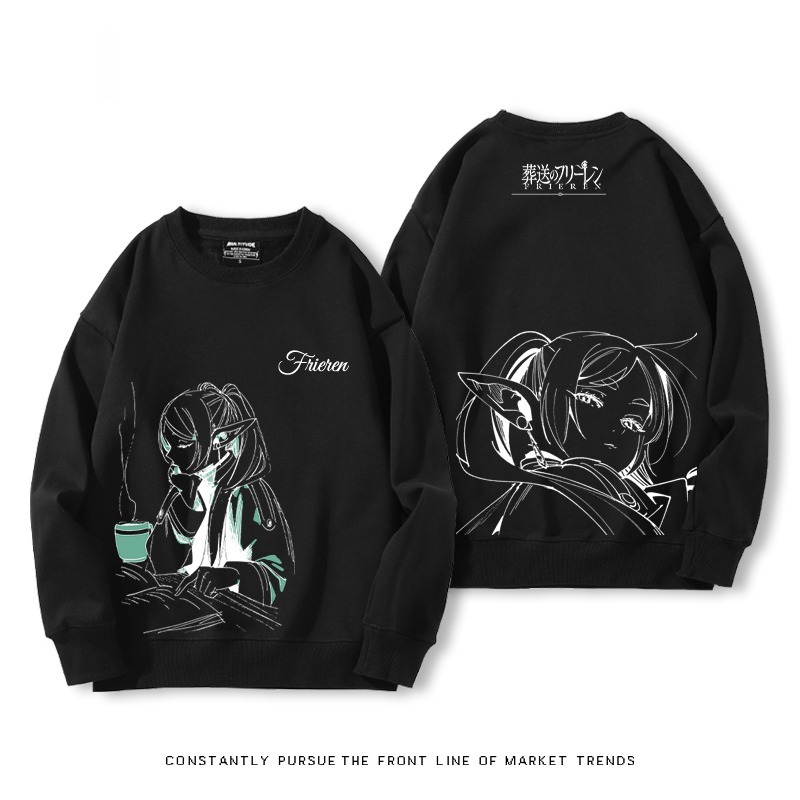 葬送的芙莉蓮 秋冬新款 親子情侶裝圓領長袖