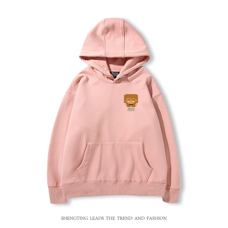 樂高積木 2025秋冬新款 親子情侶裝連帽衛衣