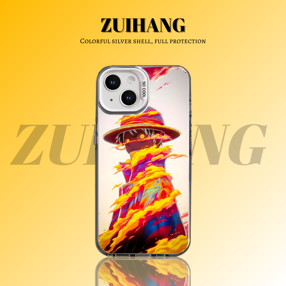 海賊王彩銀線條漸變防摔手機殼-ZUIHANG SHOP