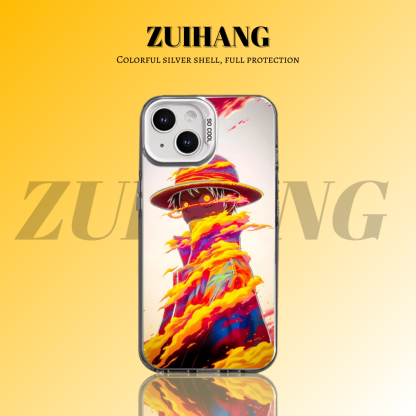 海賊王彩銀線條漸變防摔手機殼-ZUIHANG SHOP