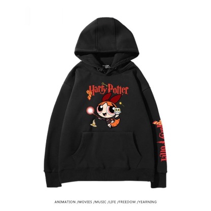 飛天小女警聯名哈利波特連帽衛衣